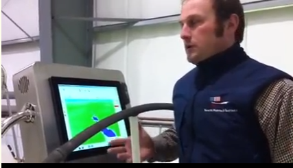 Man in front of computer