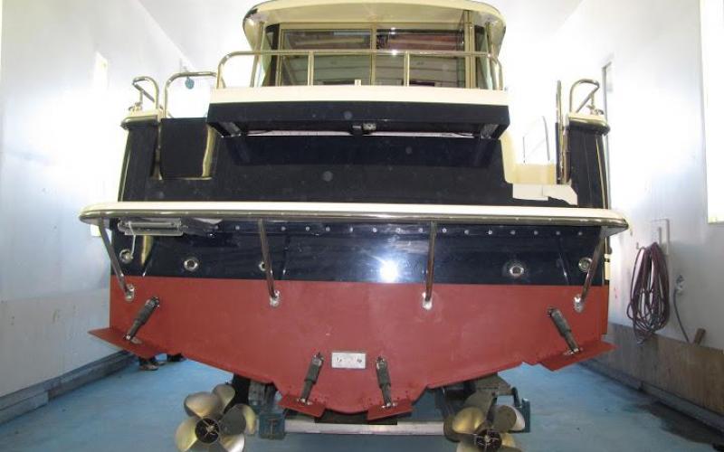 Rear of boat