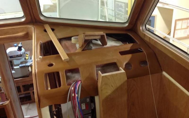 Interior of boat