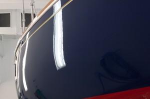 Boat with Marine Awlgrip Paint Applied Boat with Marine Awlgrip Paint Applied